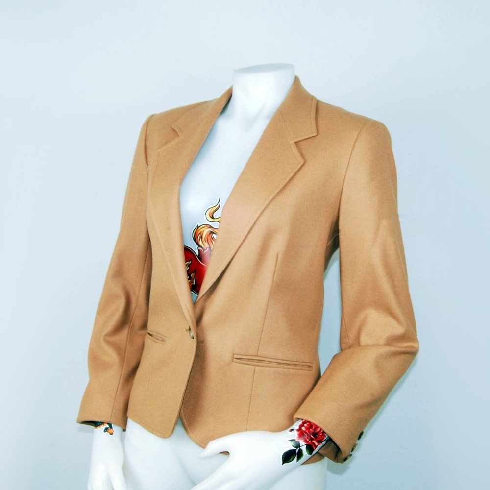 Vintage Tan Wool USA Made Pendleton Blazer